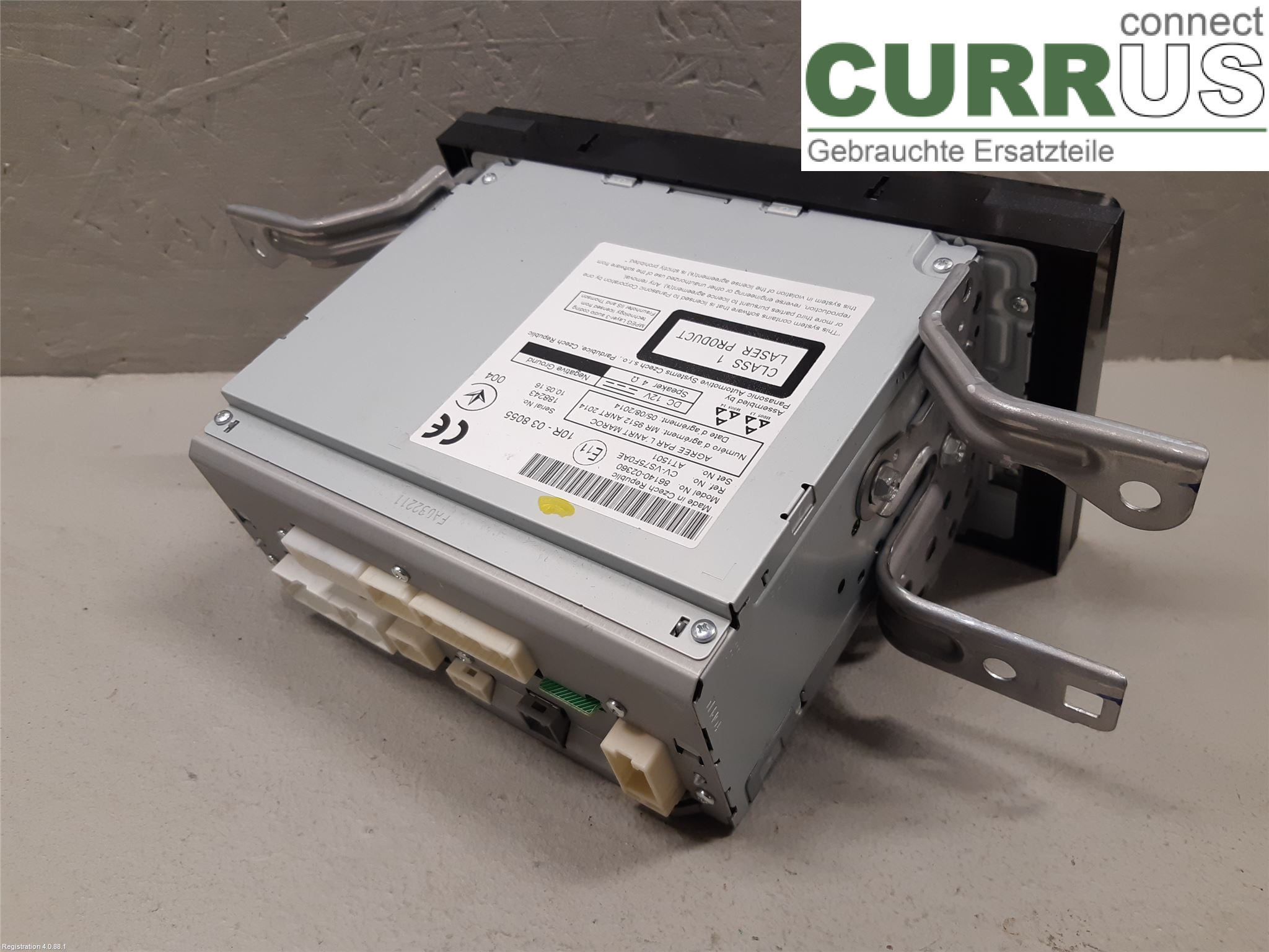 TOYOTA AURIS      13-19 Radio CD / Multimedia panel 86140-02360 8NR-FTS