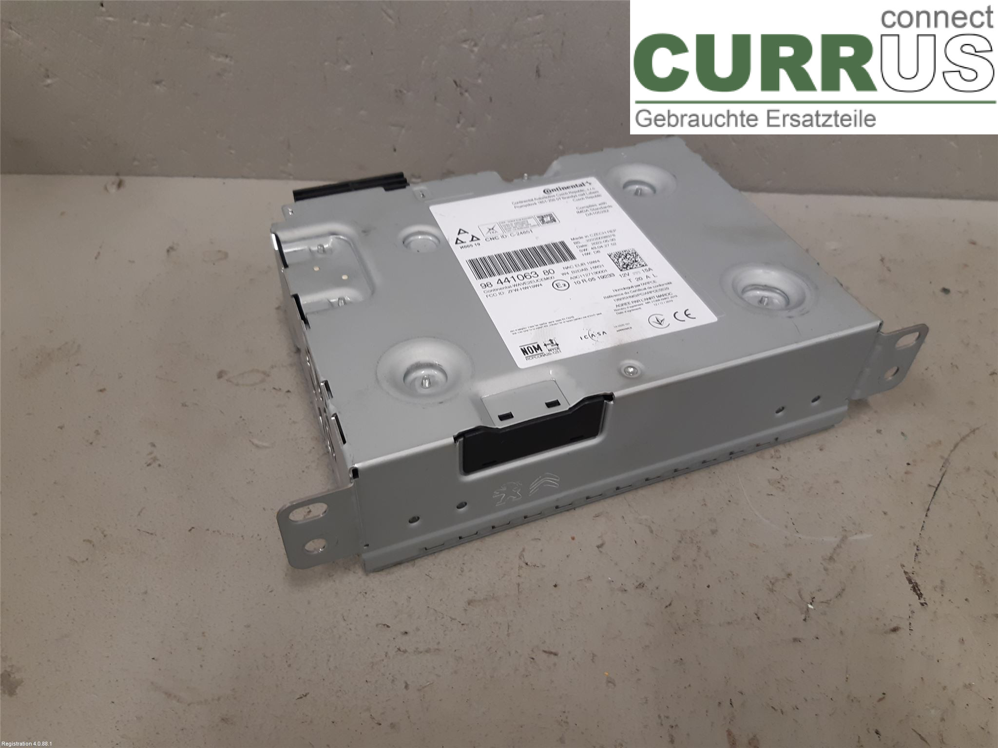 PEUGEOT EXPERT  17- Radio CD / Multimedia panel 9844106380 ZKX