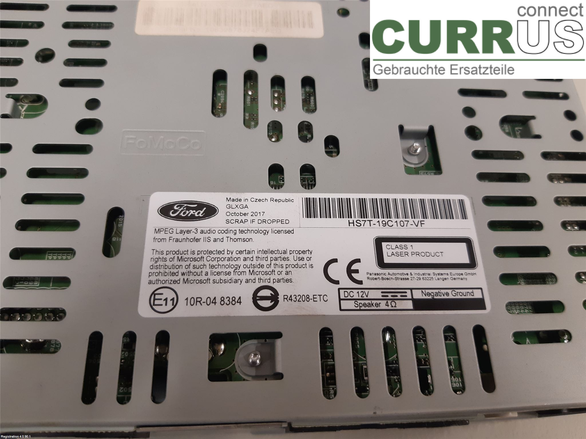 FORD MONDEO    15- Radio CD / Multimedia panel 2360224 T8CC