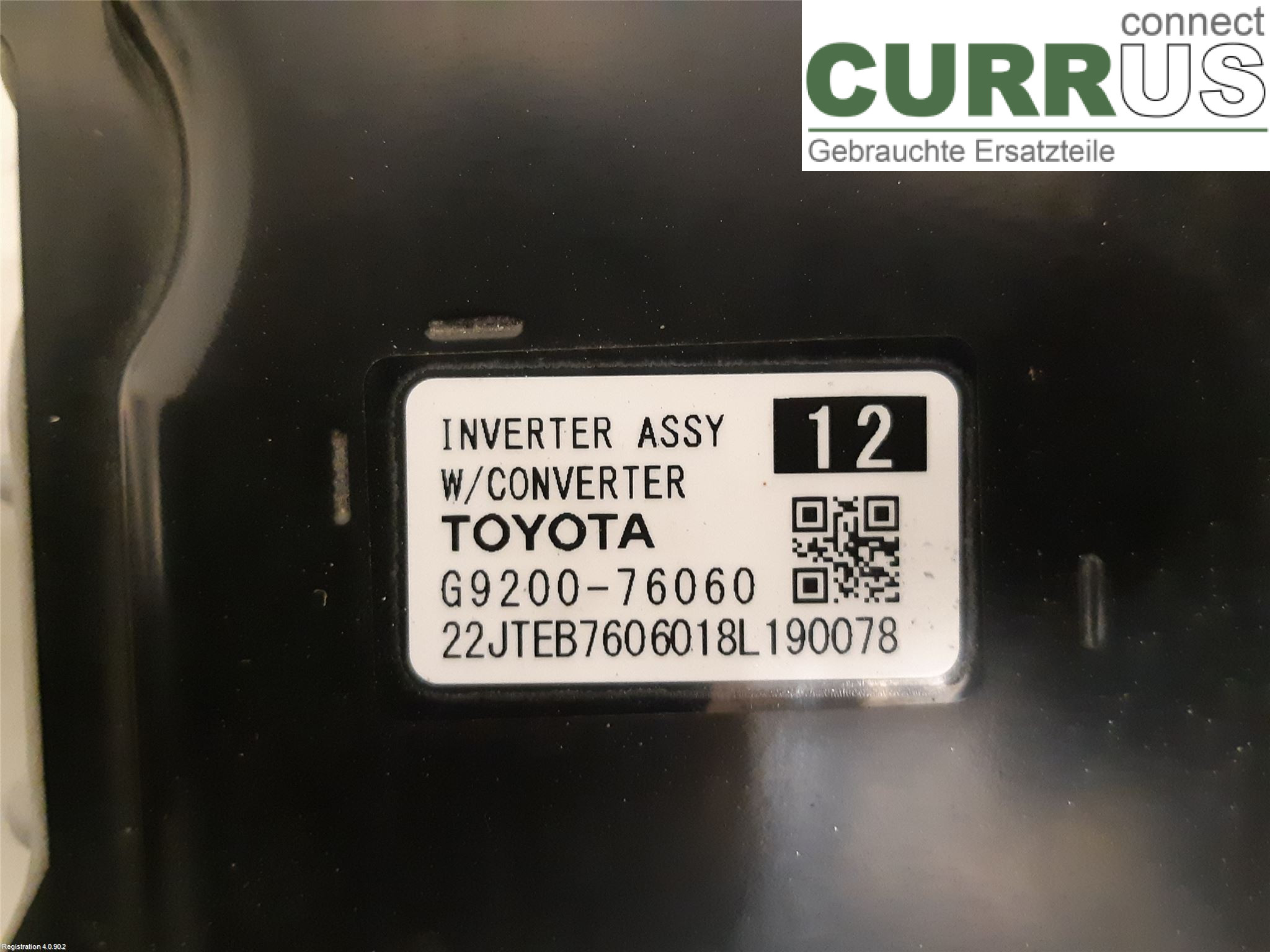 TOYOTA COROLLA 19- Converter / inverter - electric G9200-79045 M20A-FXS