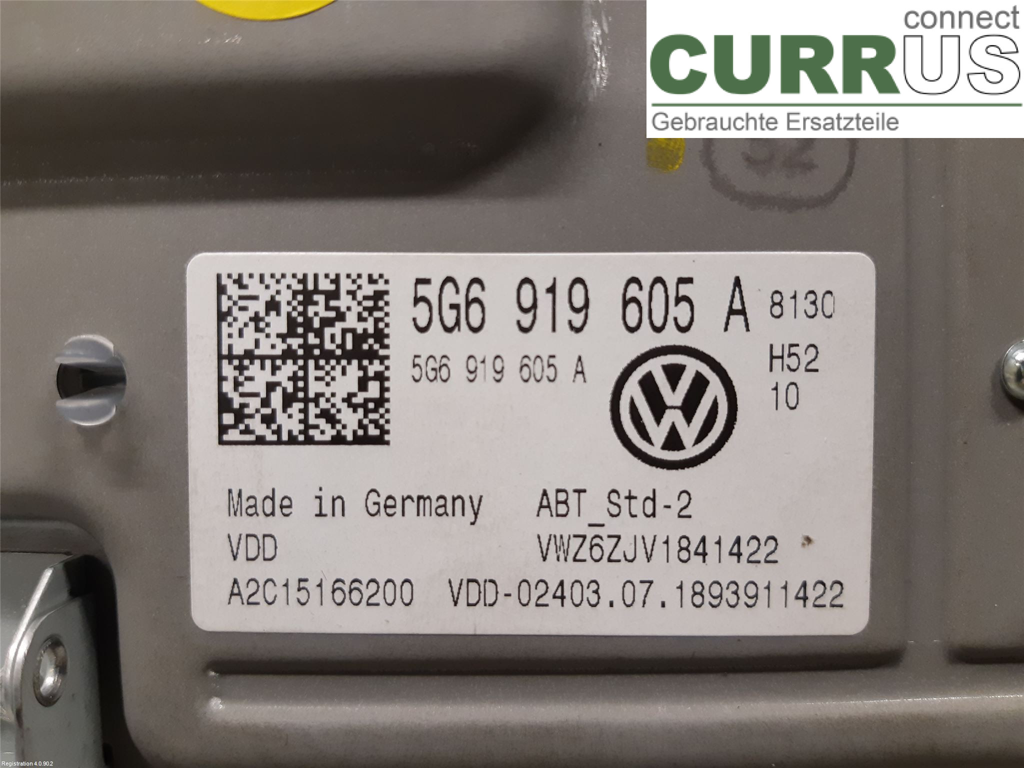 VW PASSAT  15-19 Radio CD / Multimedia panel 5NN 919 605 A CUKC