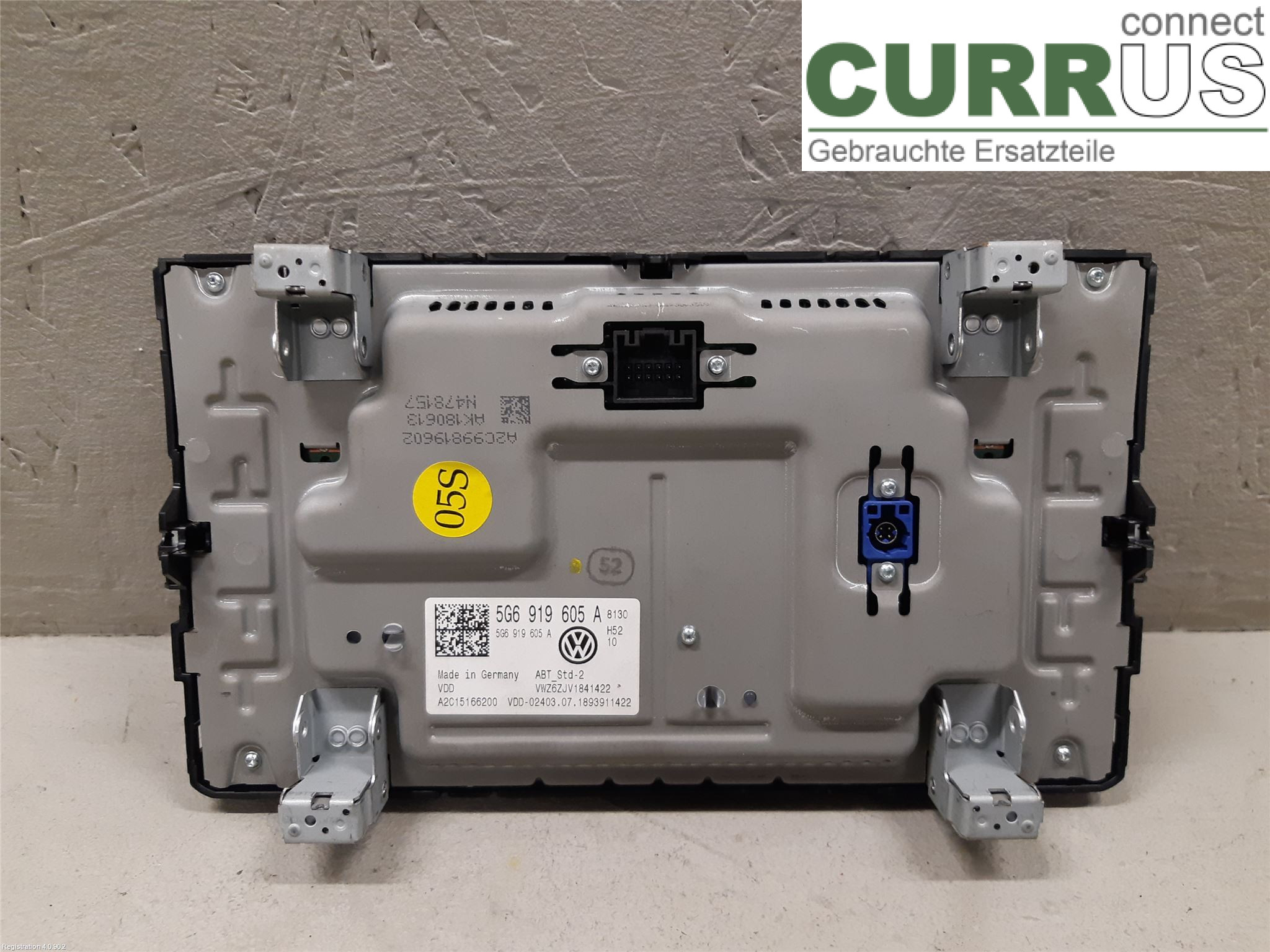 VW PASSAT  15-19 Radio CD / Multimedia panel 5NN 919 605 A CUKC