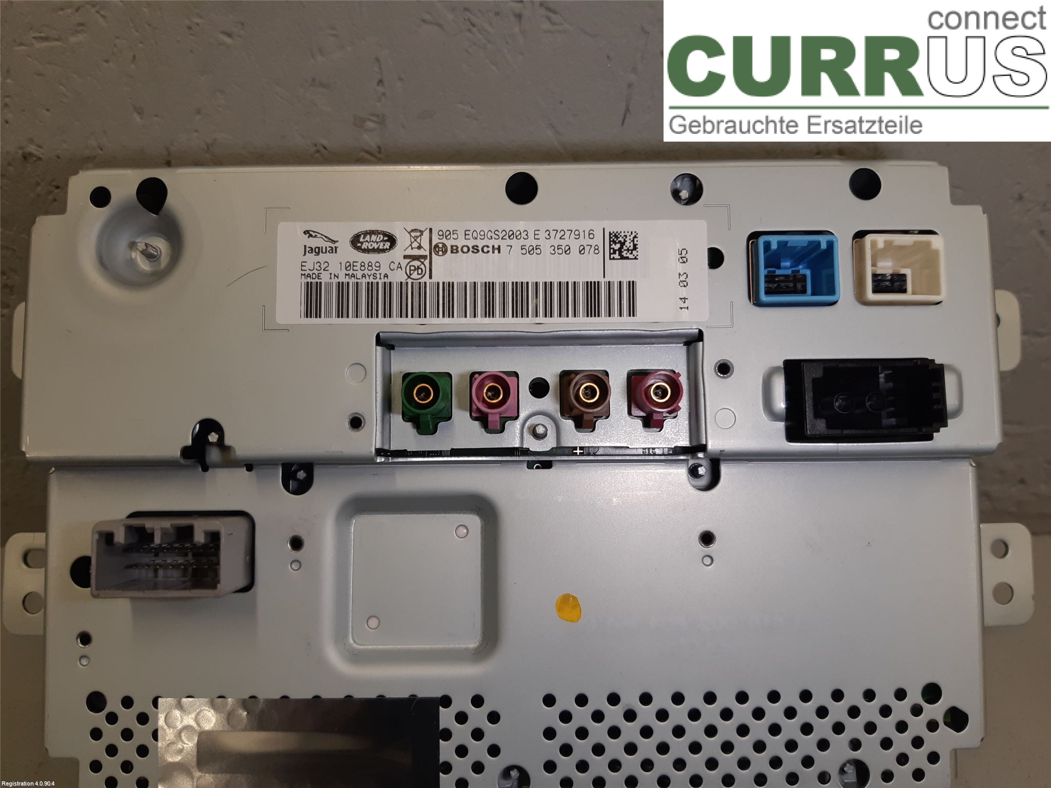 LAND ROVER EVOQUE  L538  11-18 Radio CD / Multimedia panel LR112230  224DT