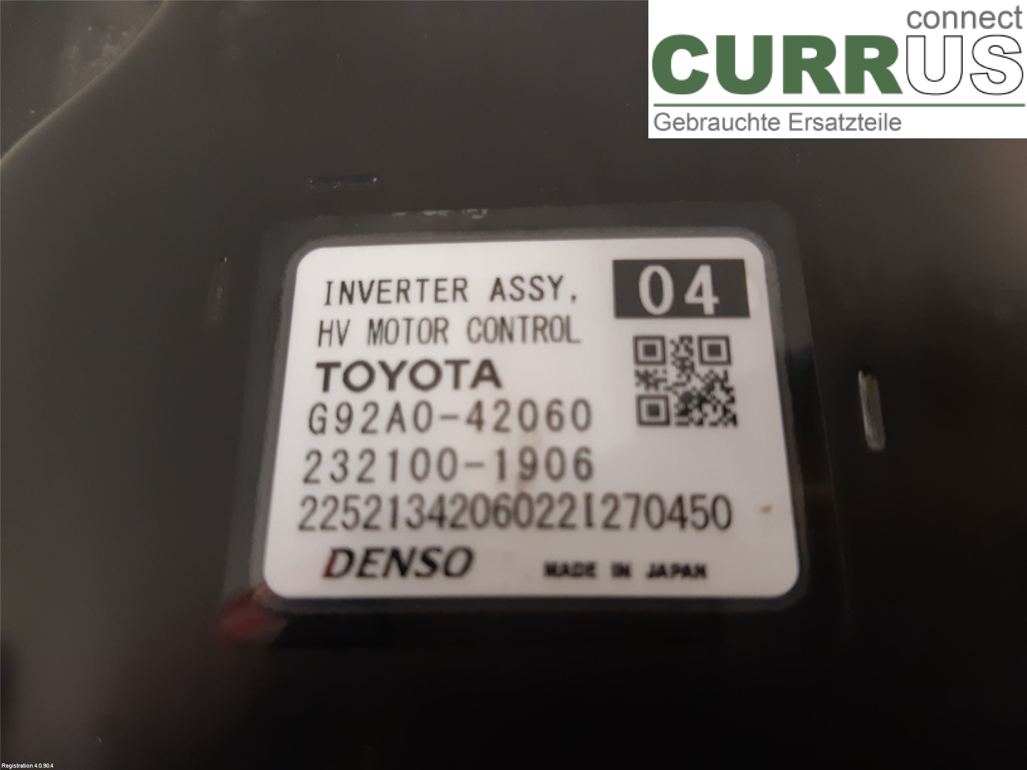 TOYOTA RAV4  19- Converter / inverter - electric G92A0-42072 A25A-FXS