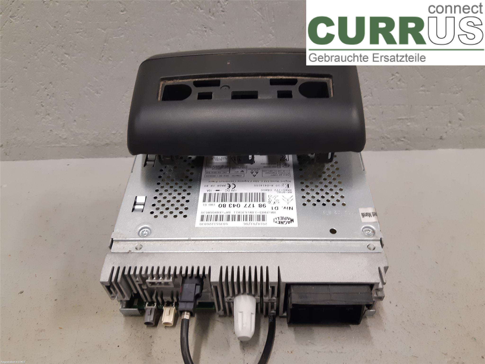 PEUGEOT PARTNER 16-18 Radio CD / panneau multimédia 16 231 568 80 BHW
