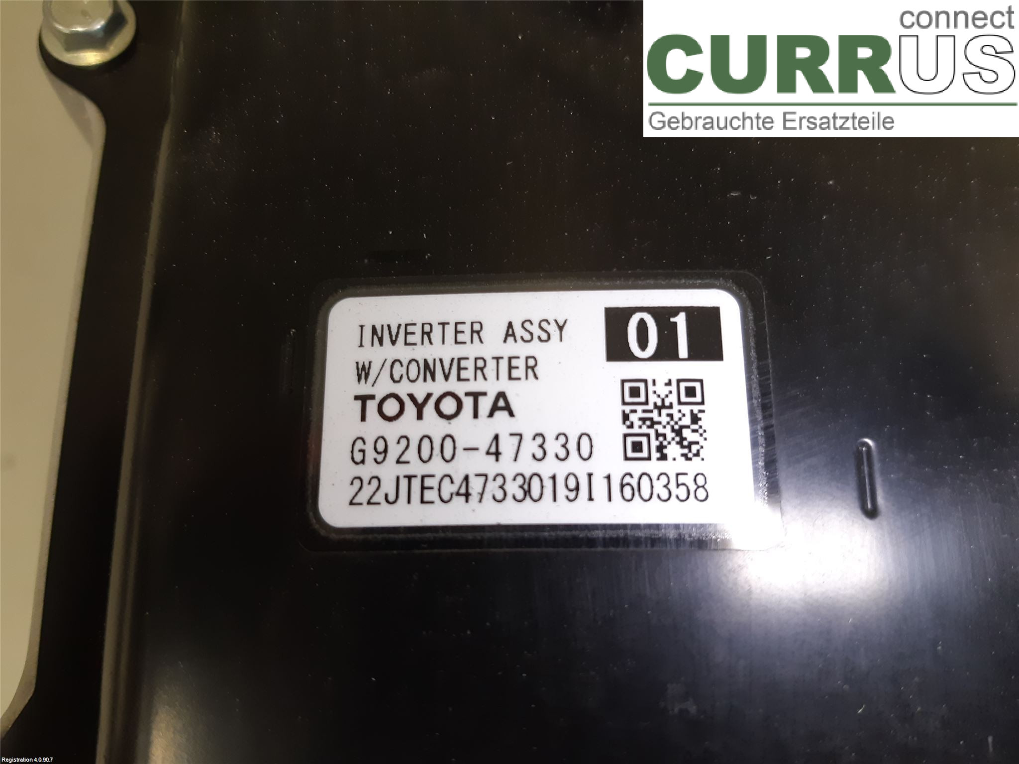TOYOTA COROLLA 19- Convertisseur / onduleur - électrique G9200-49135 2ZR-FXE
