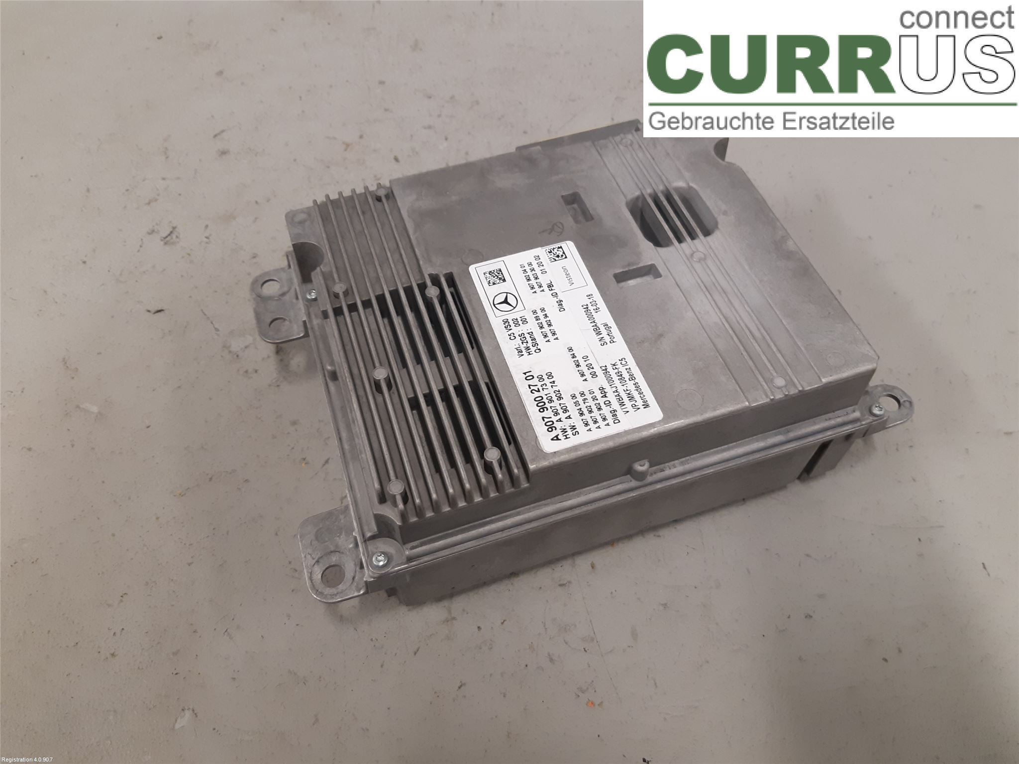 MB SPRINTER (W907/910) 19- Radio CD / panneau multimédia A 907 900 87 03 OM651.958