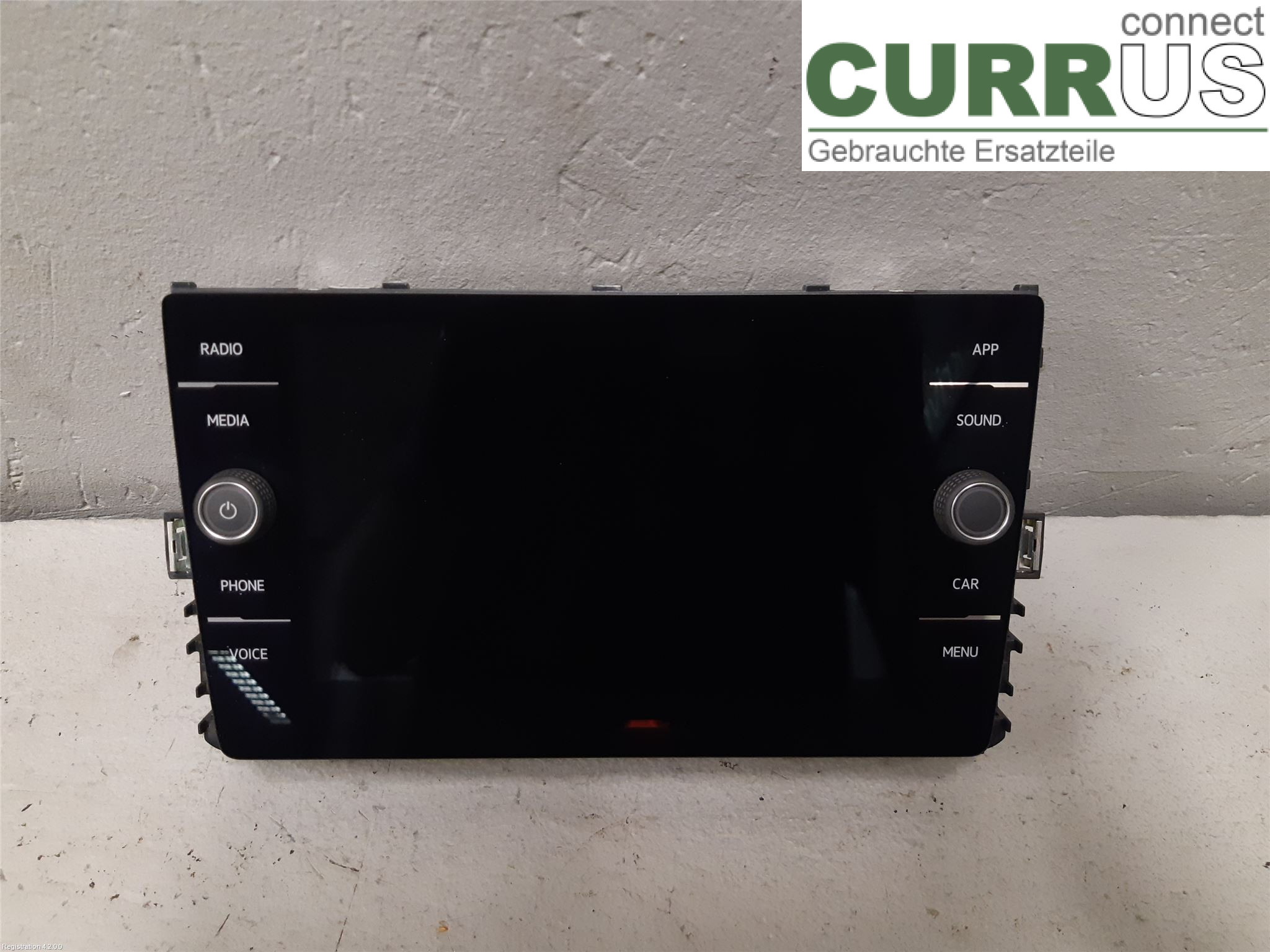VW GOLF / E-GOLF VII   13-20 Radio CD / Multimedia panel 5NN 919 605 A DKRF