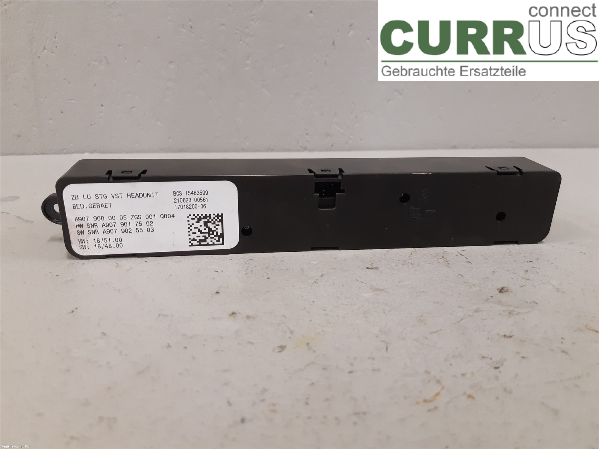 MB SPRINTER (W907/910) 19- Radio CD / Multimedia panel A 907 900 00 05 OM651.958