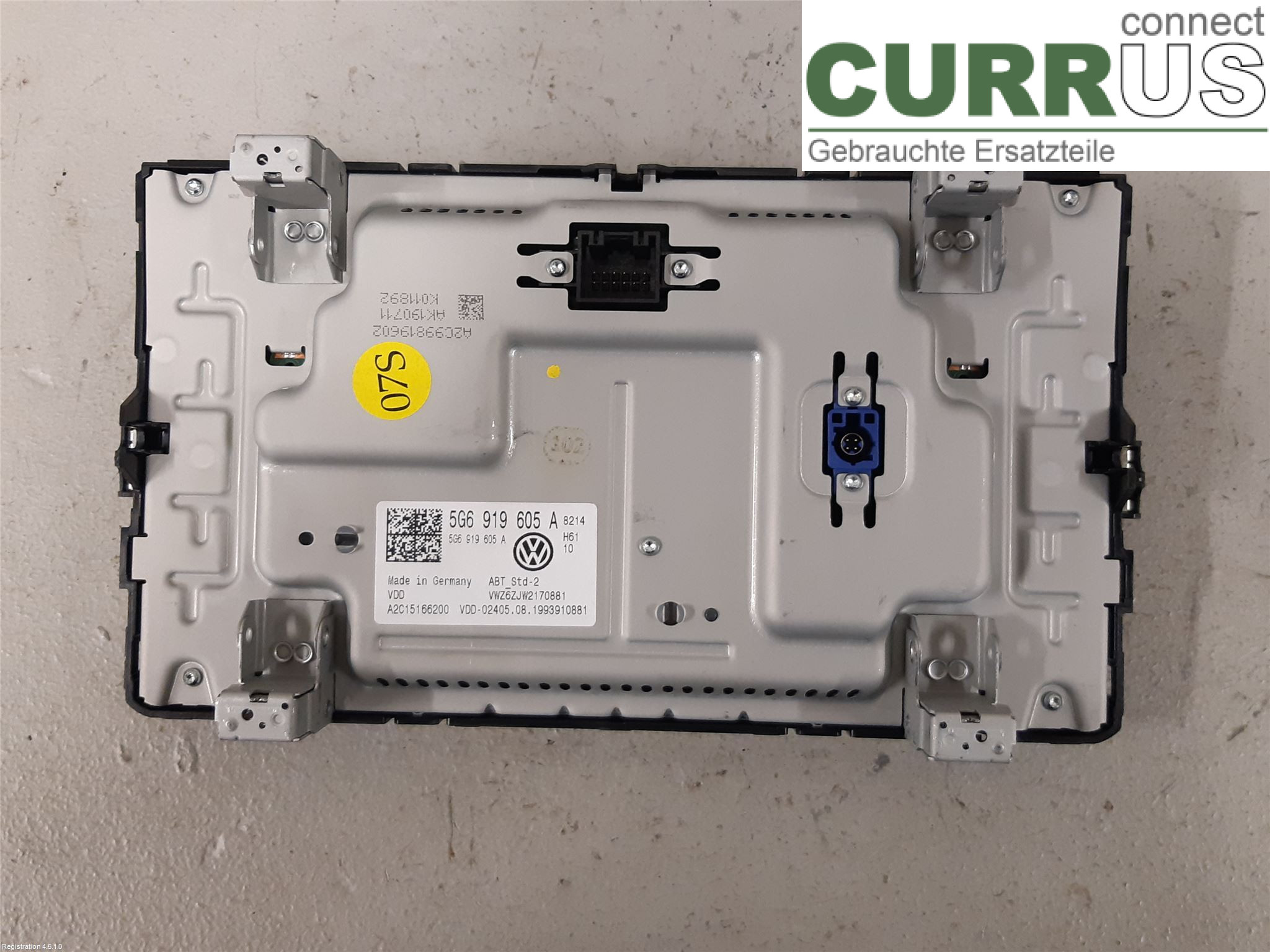 VW TIGUAN 16-24 Radio CD / Multimedia panel 5NN 919 605 A DKZA