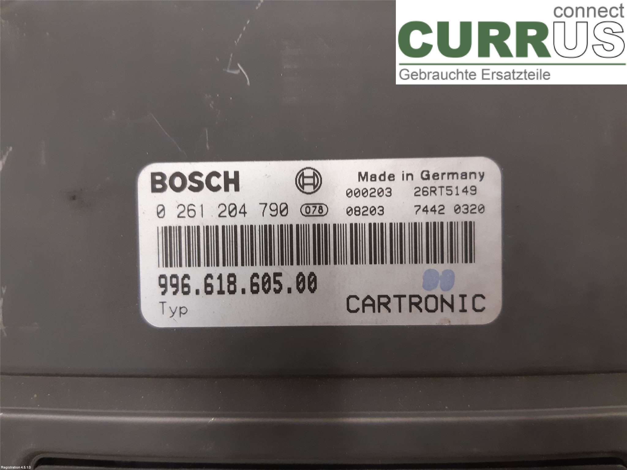 PORSCHE BOXSTER 96- Engine Control Unit (ECU) 996 618 605  X M96.21