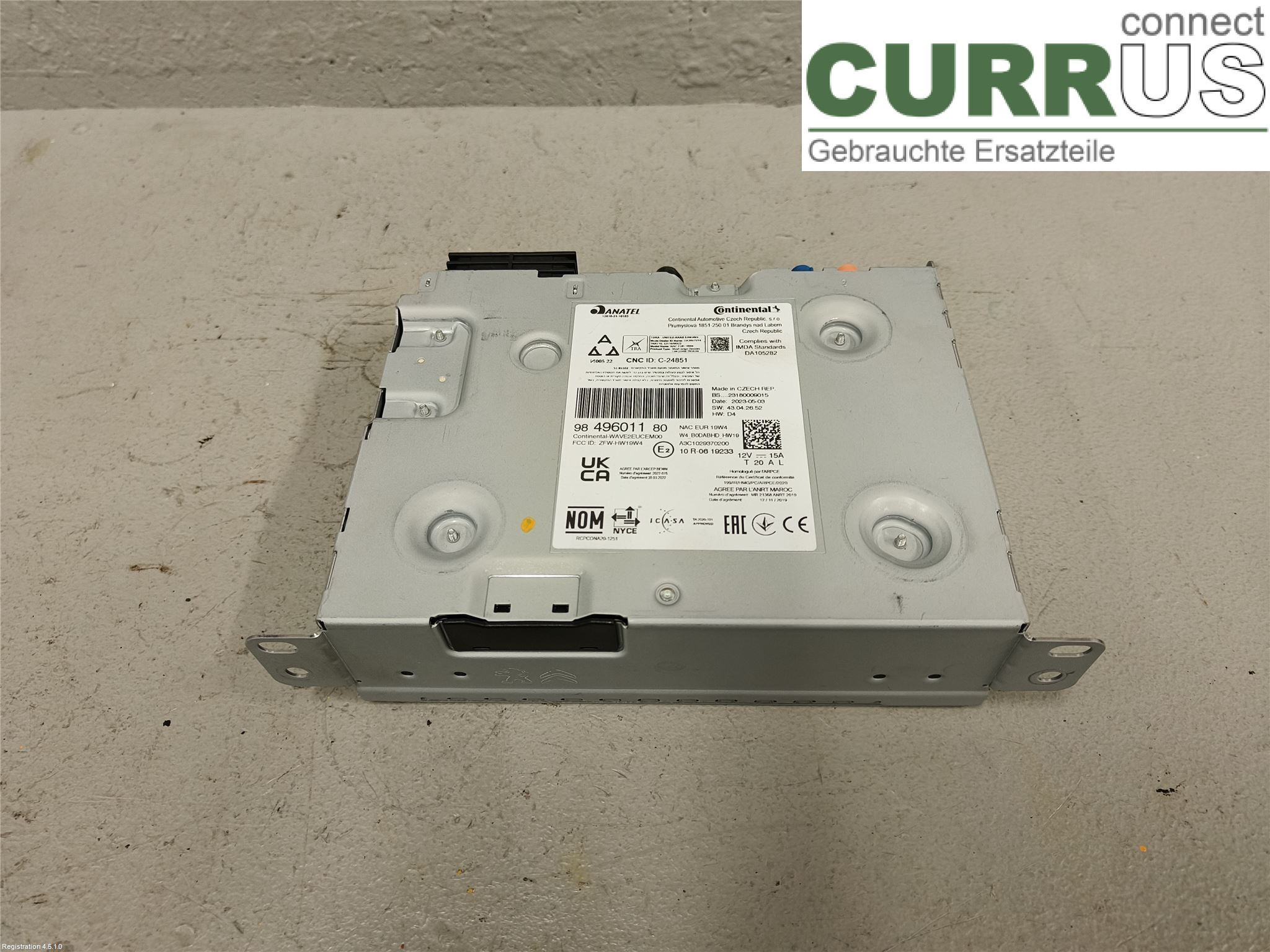 OPEL MOKKA  21- Radio CD / Multimedia panel  F12XHT