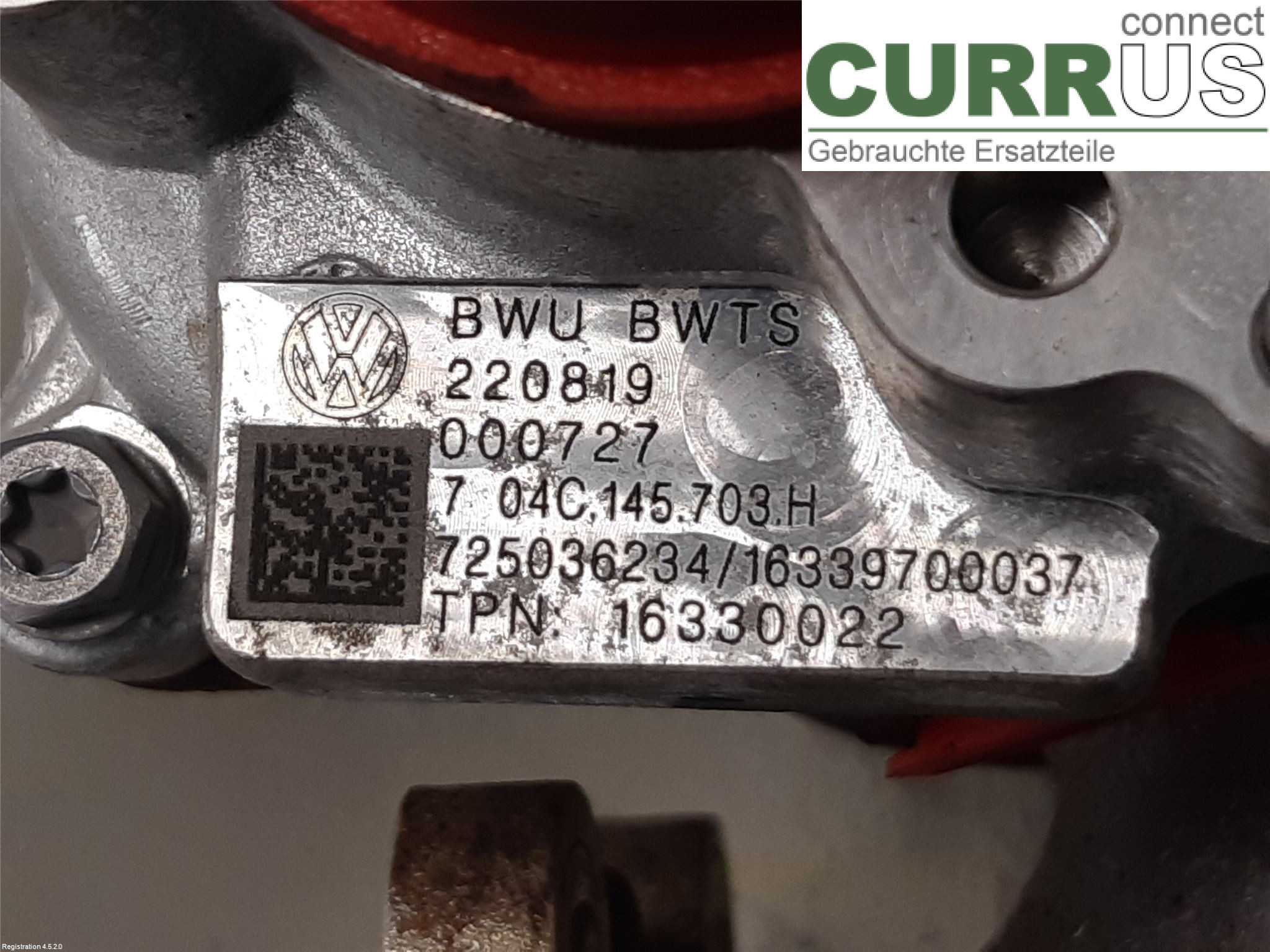 VW T-CROSS  19- Turbolader 04C145703H DKRF