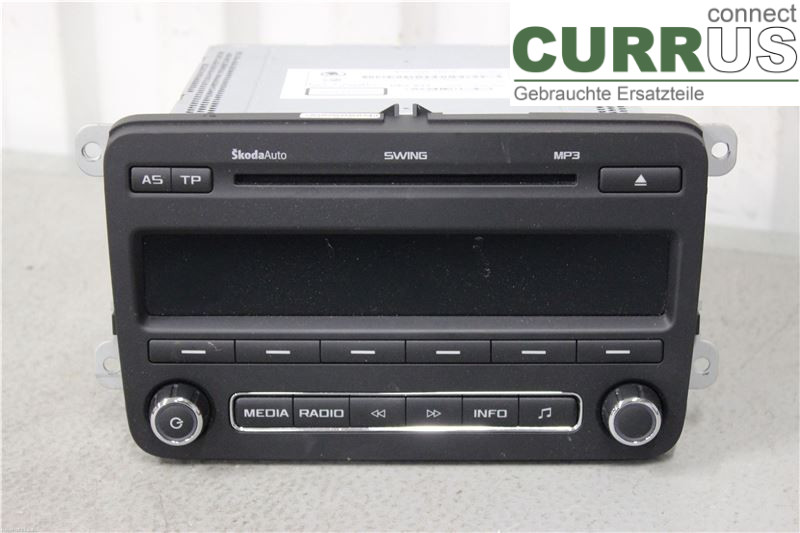 SKODA FABIA         07-14 Radio CD / panneau multimédia 5J0035161C 1,6TDI