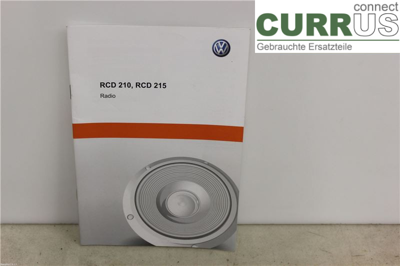 VW UP! / E-UP! Radio-CD-/Multimedia-Panel  1,0 FSI