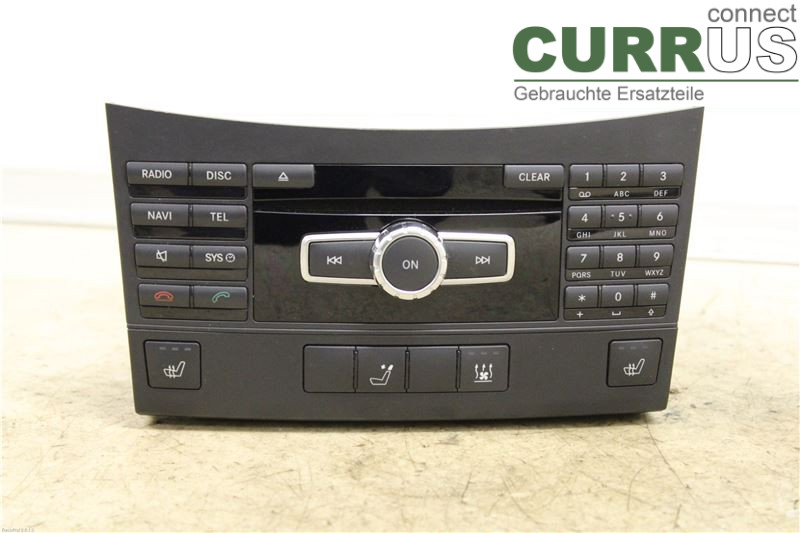 MB E-KLASS (W212) 09-16 Radio CD / Multimedia panel A2129008322 300CDI BLUETEC
