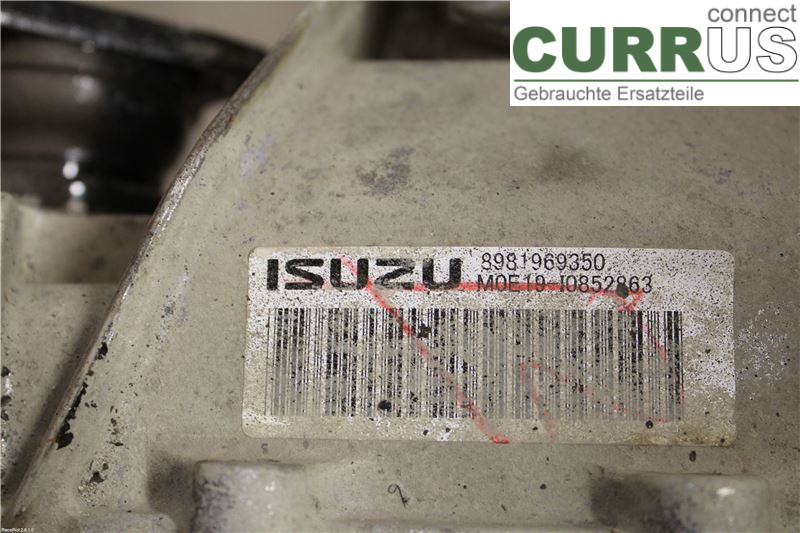 ISUZU D-MAX Gearbox (Automatic) 8981819150 2,5 DDI