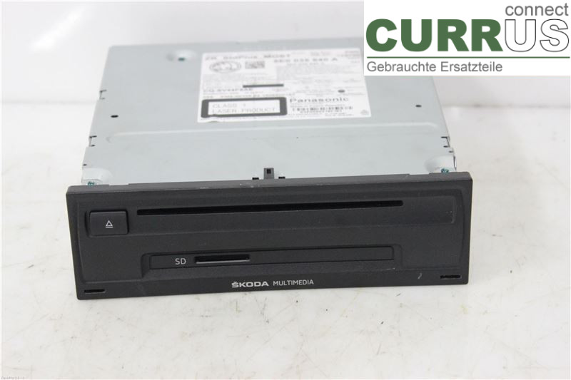 SKODA OCTAVIA  13-20 Radio CD / Multimedia panel 5E0035840A 1,4 G-TEC