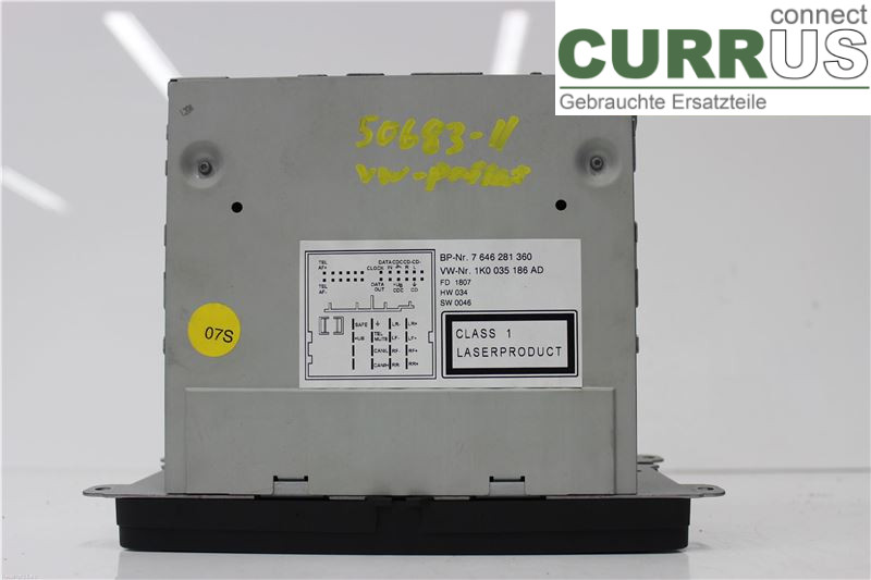 VW PASSAT  11-14 Radio-CD-/Multimedia-Panel  2.0 TDI