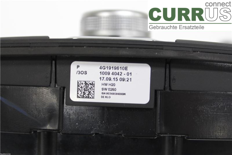 AUDI A6/S6 4G   11-18 Radio CD / panneau multimédia 4G1919610E 2.0 TDI