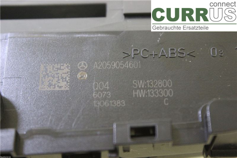 MB GLC-CLASS (X253/C253)  15-22 Radio CD / panel multimedialny A2059054601 2.2 cdi