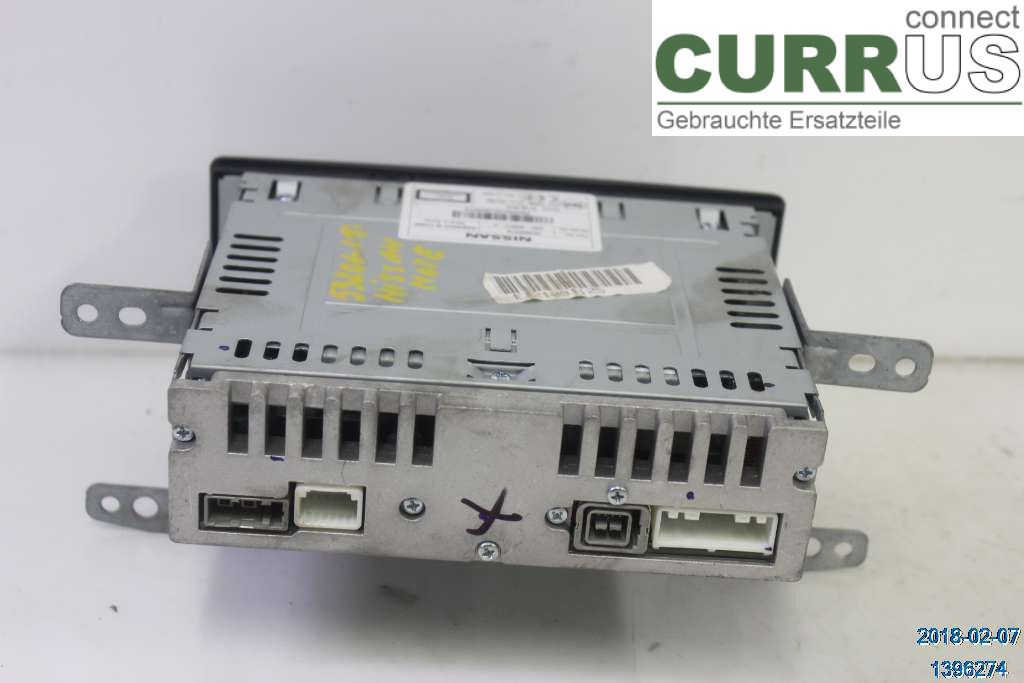NISSAN NOTE (E11)  06-14 Radio CD /Multimediapanel 281853VV1A 1,2
