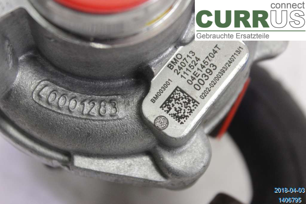 VW GOLF / E-GOLF VII   13-20 Turbo charger 04E145704N 1,2 TSI
