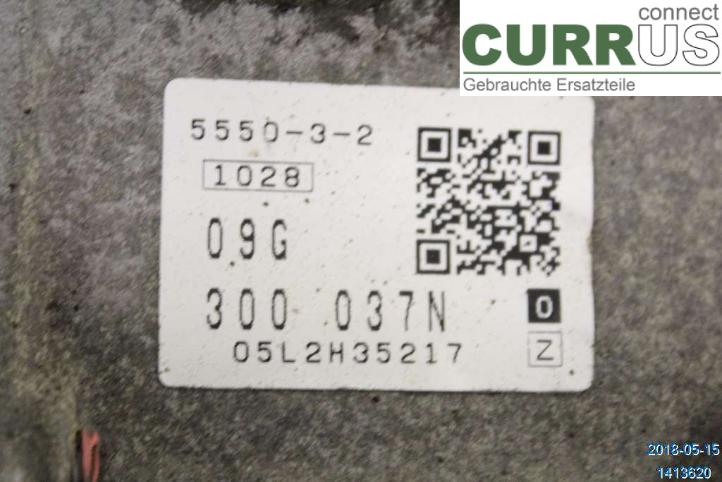 VW PASSAT      05-10 Gearkasse Automatisk 09G300037NX 2,0 TFSI