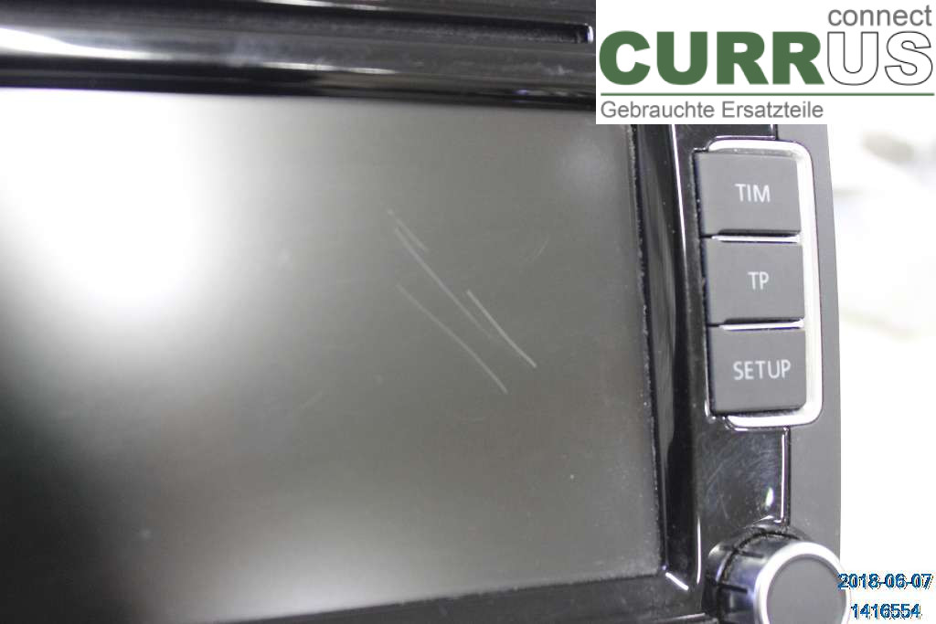 VW PASSAT  11-14 Radio CD / Multimedia panel 3C8057195FX 2,0 TDI