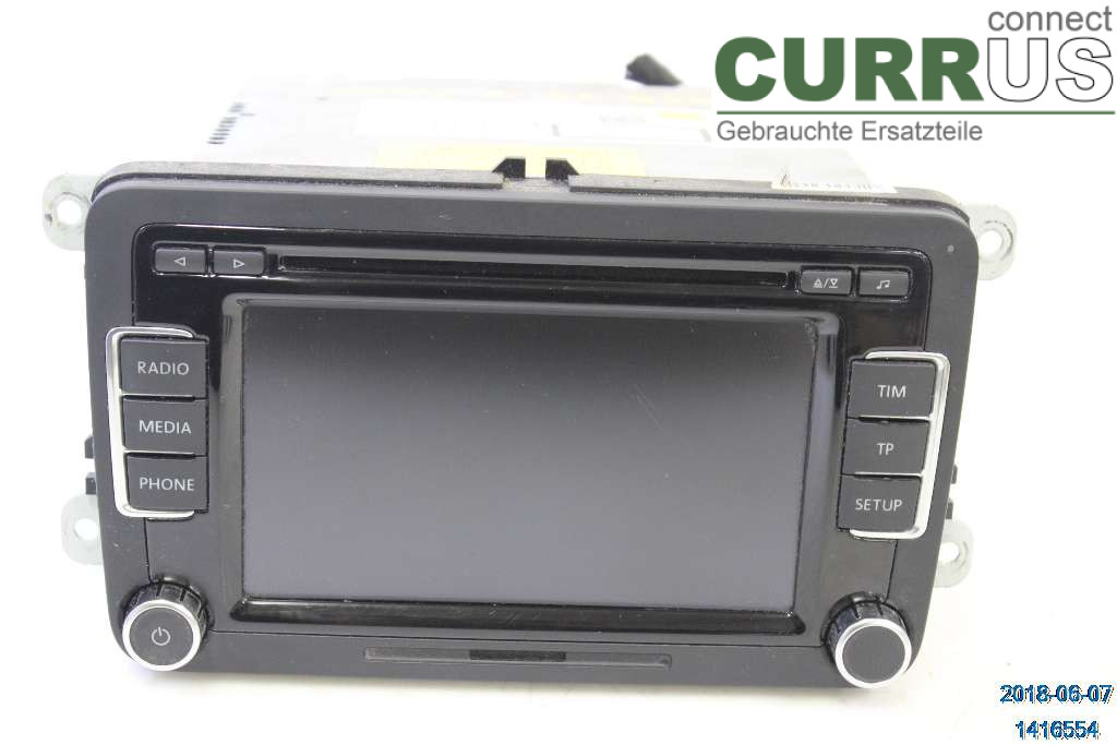 VW PASSAT  11-14 Radio CD / Multimedia panel 3C8057195FX 2,0 TDI