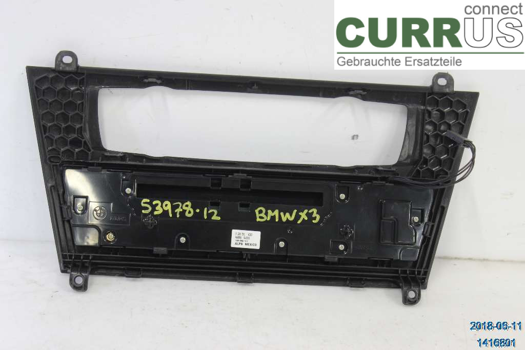 BMW X3 F25    10-17 Radio CD / Multimedia panel 6131935155 2,0D