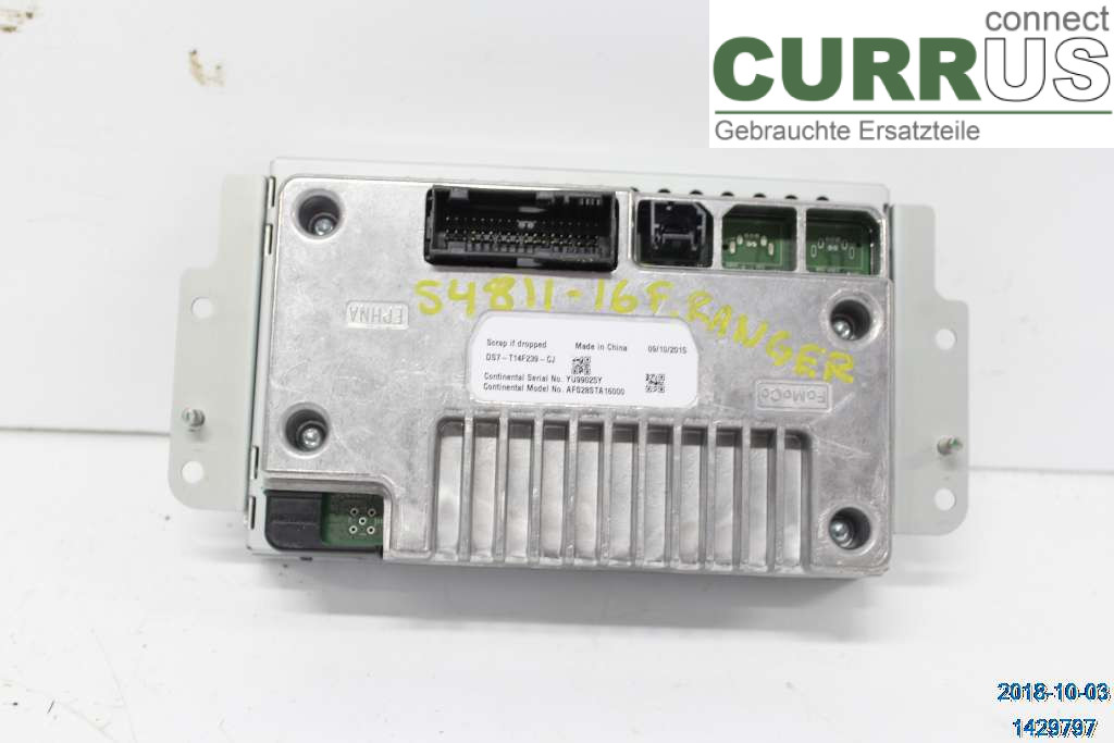 FORD RANGER EU 12-23 Radio CD /Multimediapanel 5308885 3,2 TDCI
