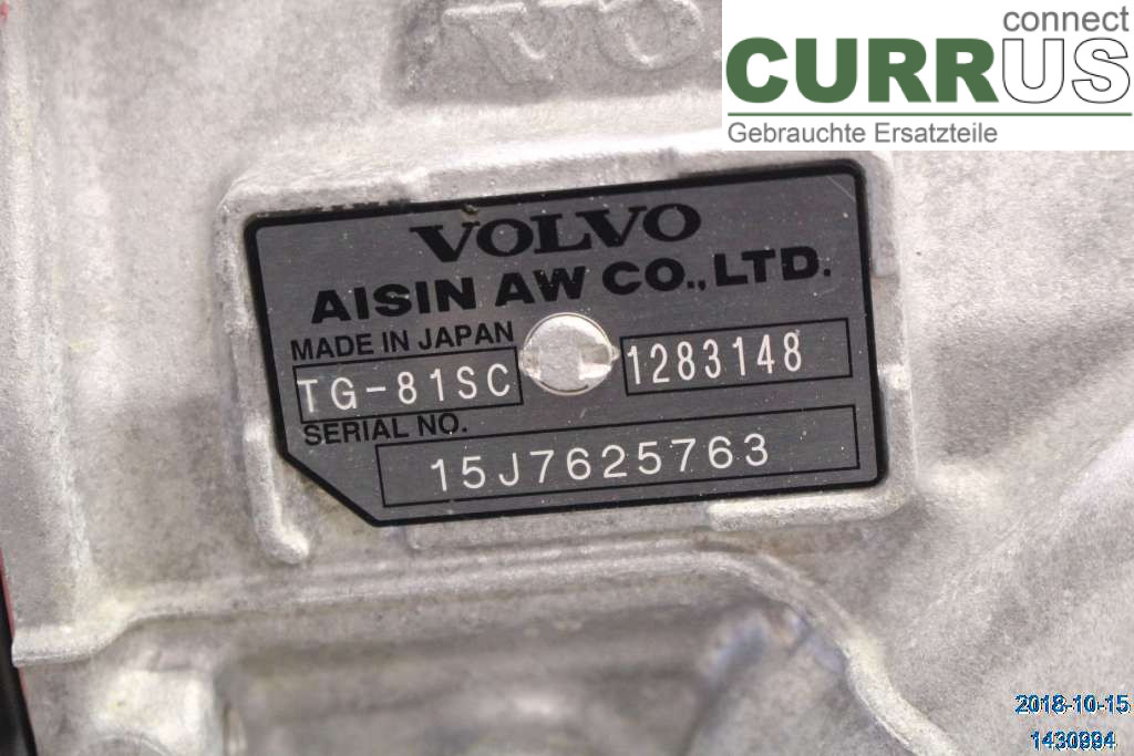 VOLVO V70    14-16 Gearbox (Automatic) 36050696 D4 2,0