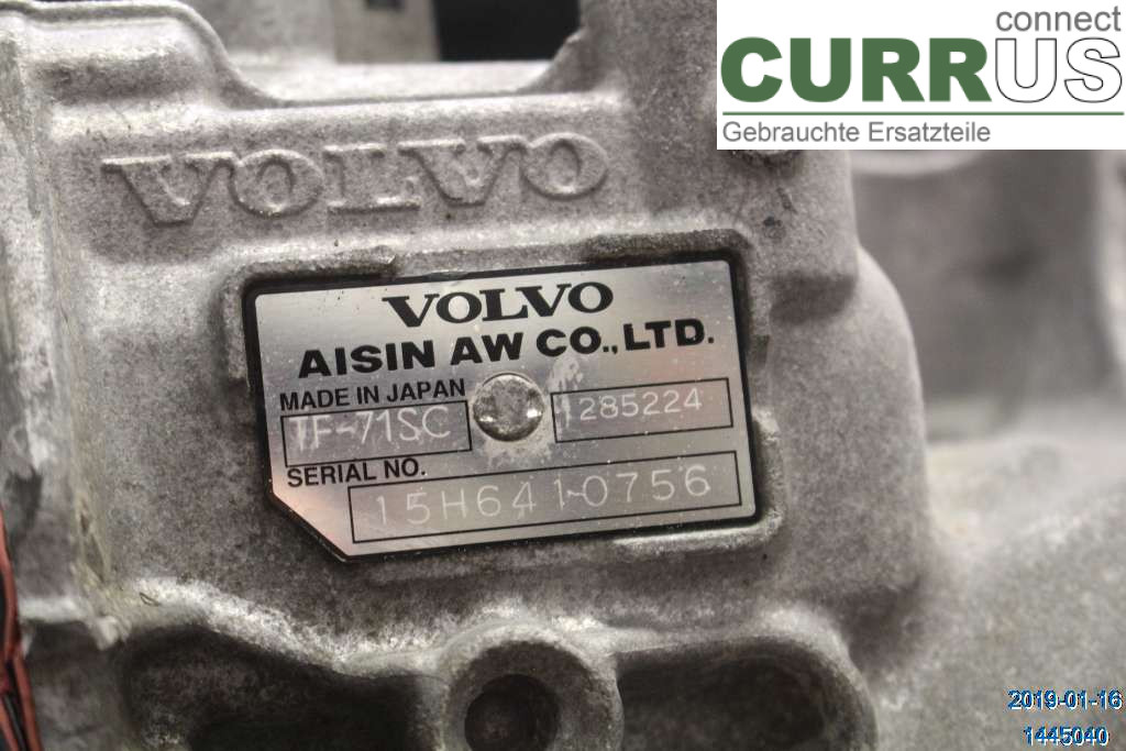 VOLVO V40  12-19 Gearbox (Automatic) 36050777 D2 2.0