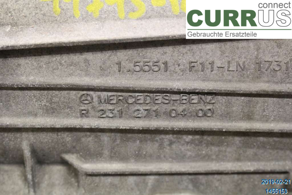 MB E-KLASS (W212) 09-16 Gearbox (Automatic) A2122708008 220 CDI