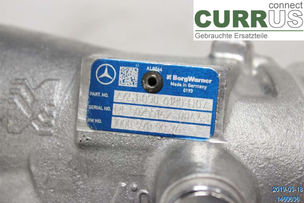 MB E-KLASS (W212) 09-16 Turbo charger A6510906180 220 BlueTEC