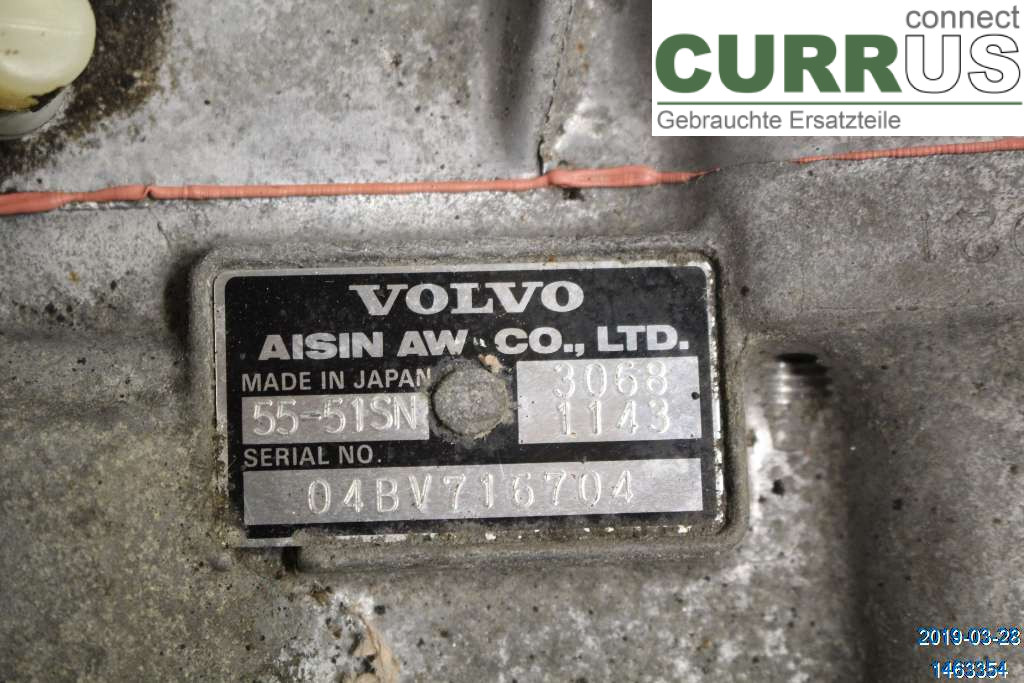 VOLVO V50      04-07 Gearbox (Automatic) 8251852 T5 2,5