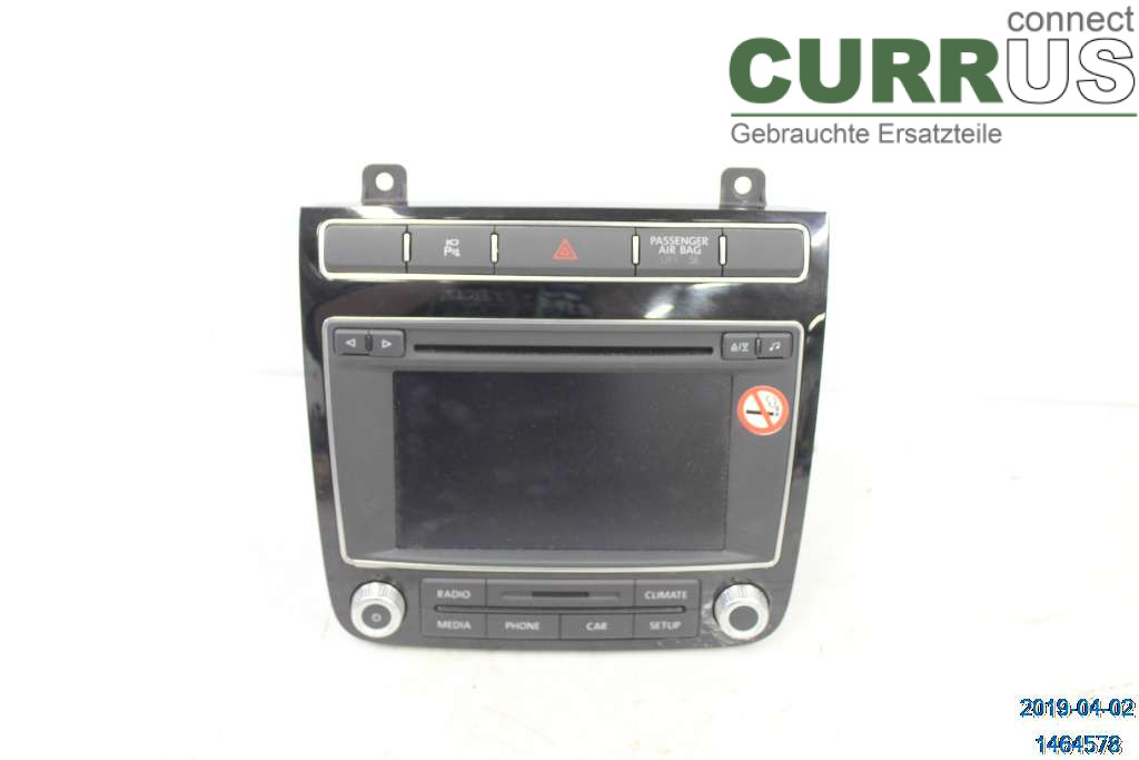 VW TOUAREG 7P  11-18 Radio-CD-/Multimedia-Panel 7P6035190C 3,0 TDI V6