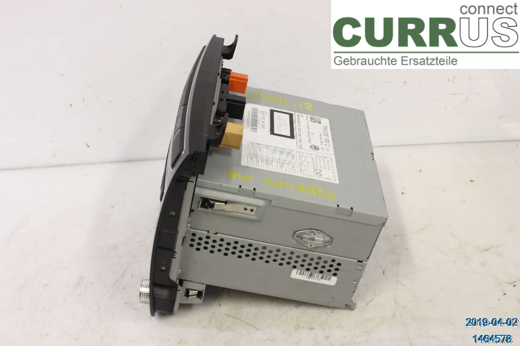 VW TOUAREG 7P  11-18 Radio-CD-/Multimedia-Panel 7P6035190C 3,0 TDI V6