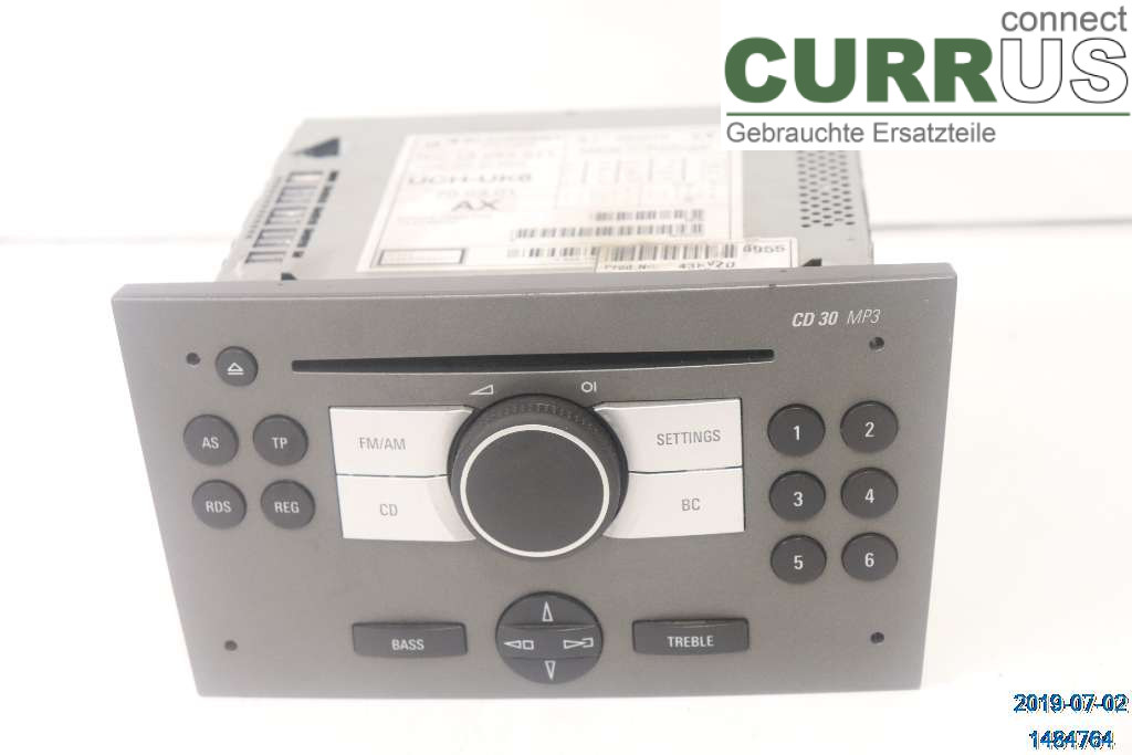 OPEL VECTRA  C  06-08 Radio CD / Multimedia panel 13-292-090 1,9 CDTI