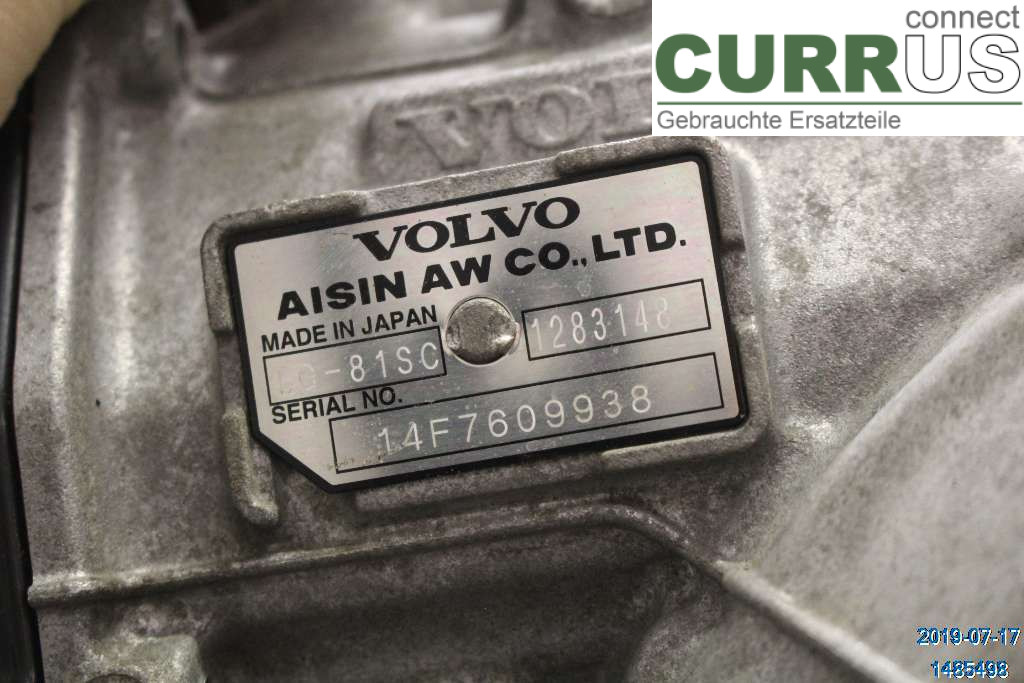VOLVO V70    14-16 Gearbox (Automatic) 36050696 D4 2,0 MK3