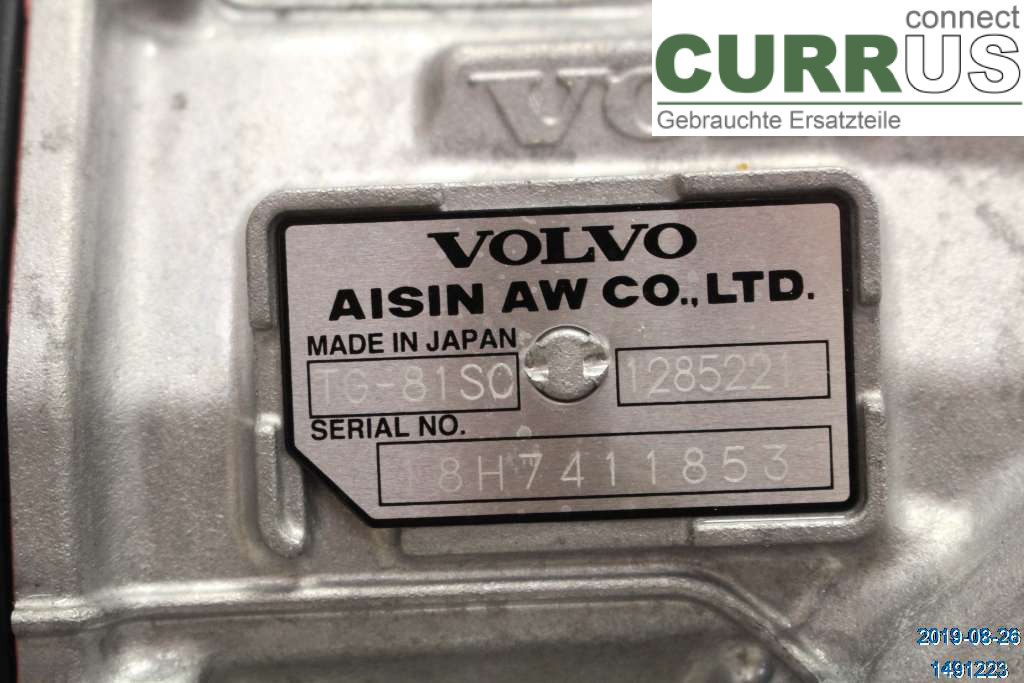 VOLVO XC60  18- Gearbox (Automatic) 36051265 T5 2.0 B4204T26