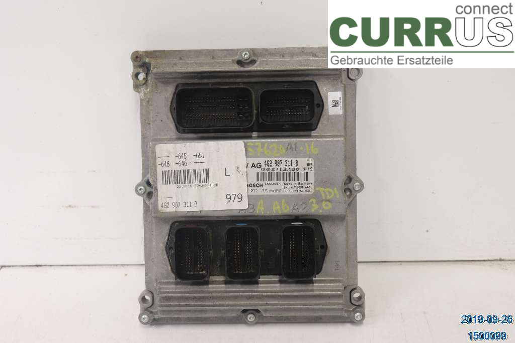 AUDI A6 ALLROAD 4G 12-18 Engine Control Unit (ECU) 4G2907311B 3,0 TDI
