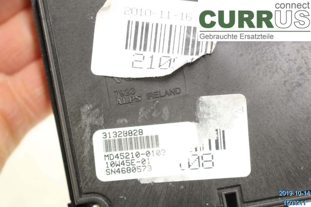 VOLVO V70      08-13 Kontrolldisplay 36001867 1,6 D  D4164T