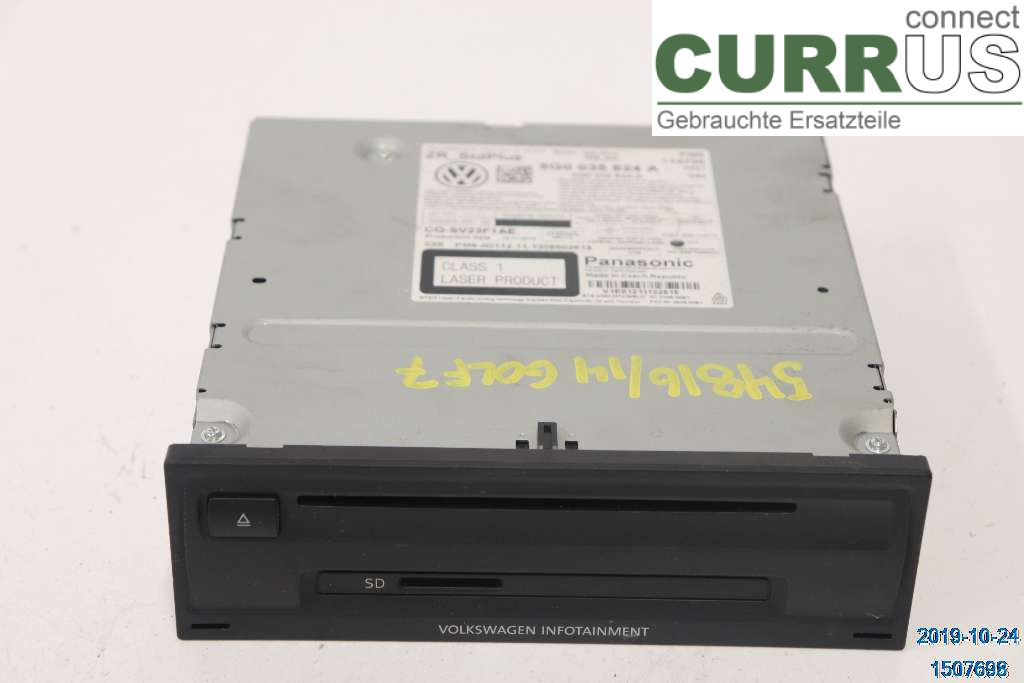 VW GOLF / E-GOLF VII   13-20 Radio CD / Multimedia panel 5G0035824A 1,4 TSI