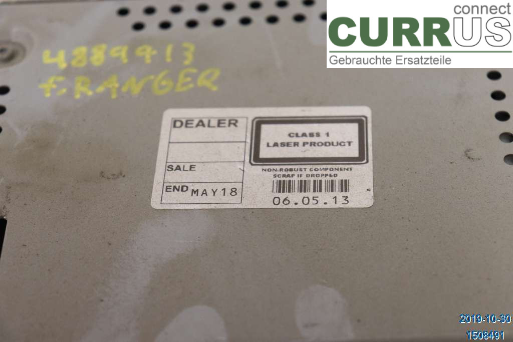 FORD RANGER EU 12-23 Radio CD / Multimedia panel 1877446 2,2 TDCI