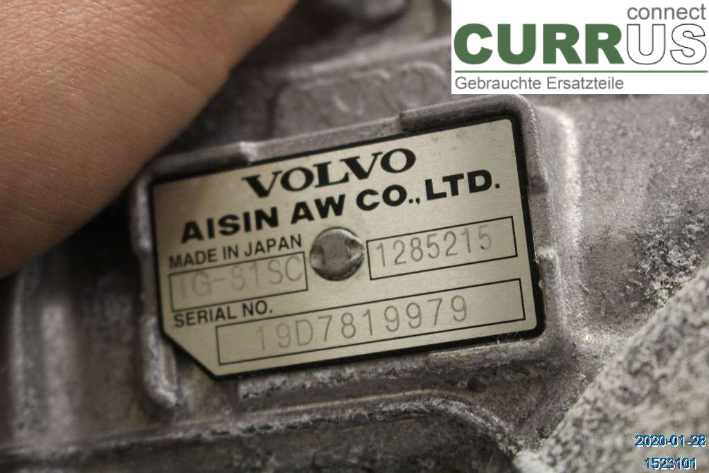 VOLVO V60 CROSS COUNTRY 19- Gearbox (Automatic) 36012689 D4 2.0