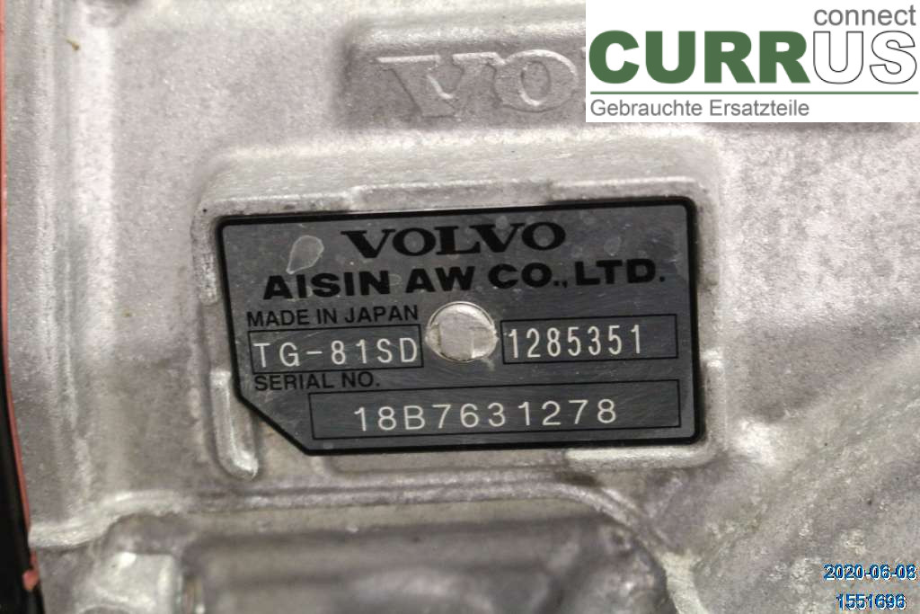 VOLVO XC60  18- Gearbox (Automatic) 36050868 T8 2,0 HYBRID