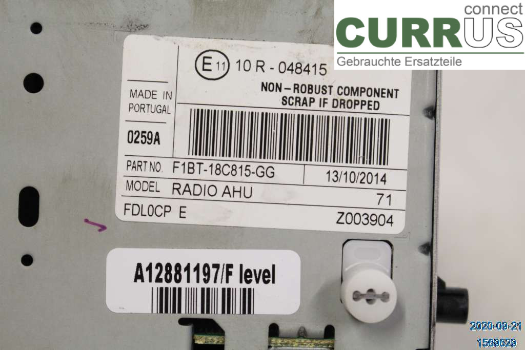 FORD FOCUS  15-18 Radio CD / Multimedia panel 2335495 1.0 EcoBoost