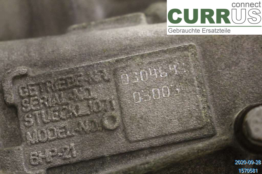 BMW 3 E92/93 Cou/CAB 05-14 Gearbox (Automatic) 24007572465 320D
